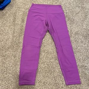 Lululemon align 25”inseam. Size 8. Bright purple.